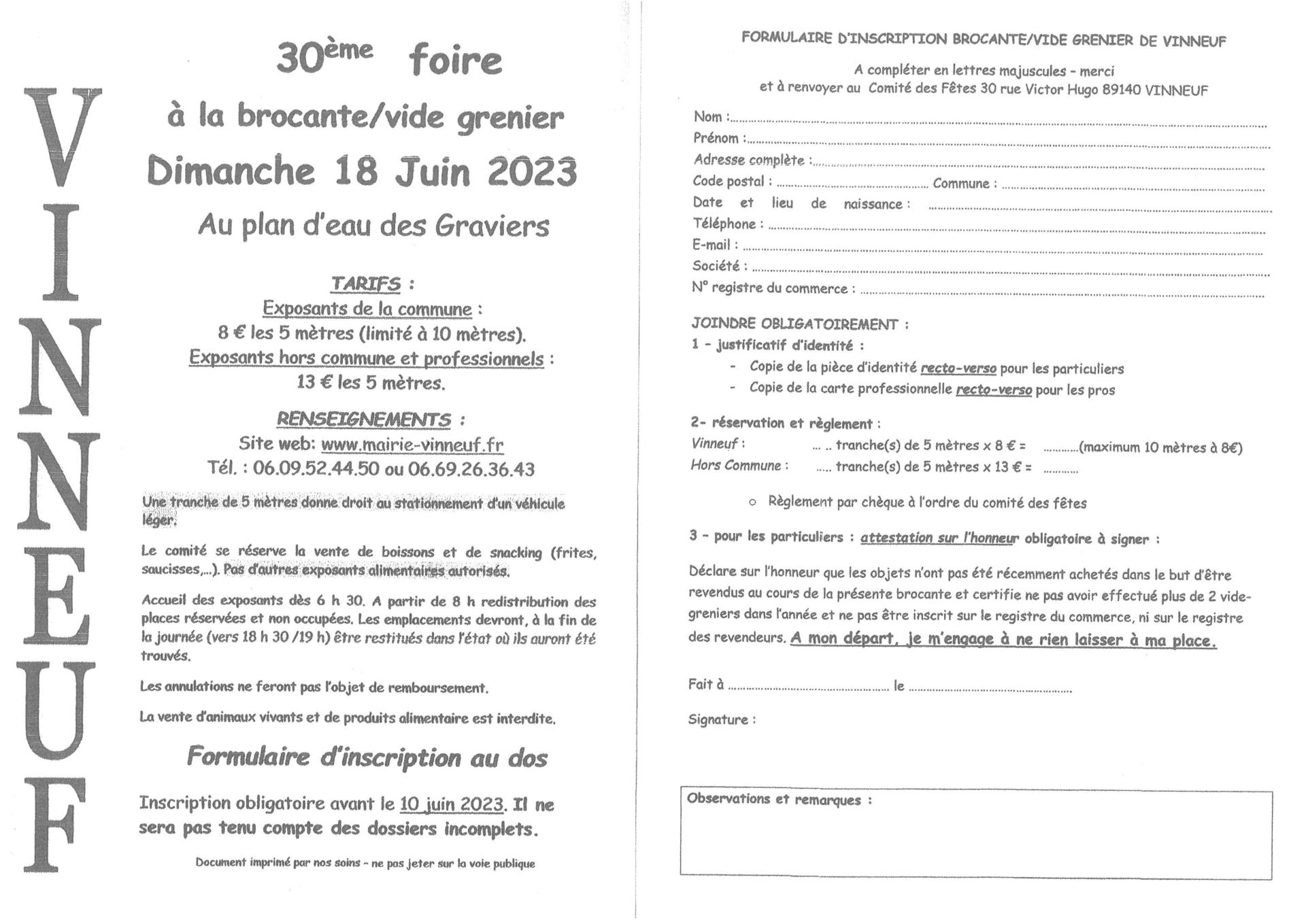 vide grenier