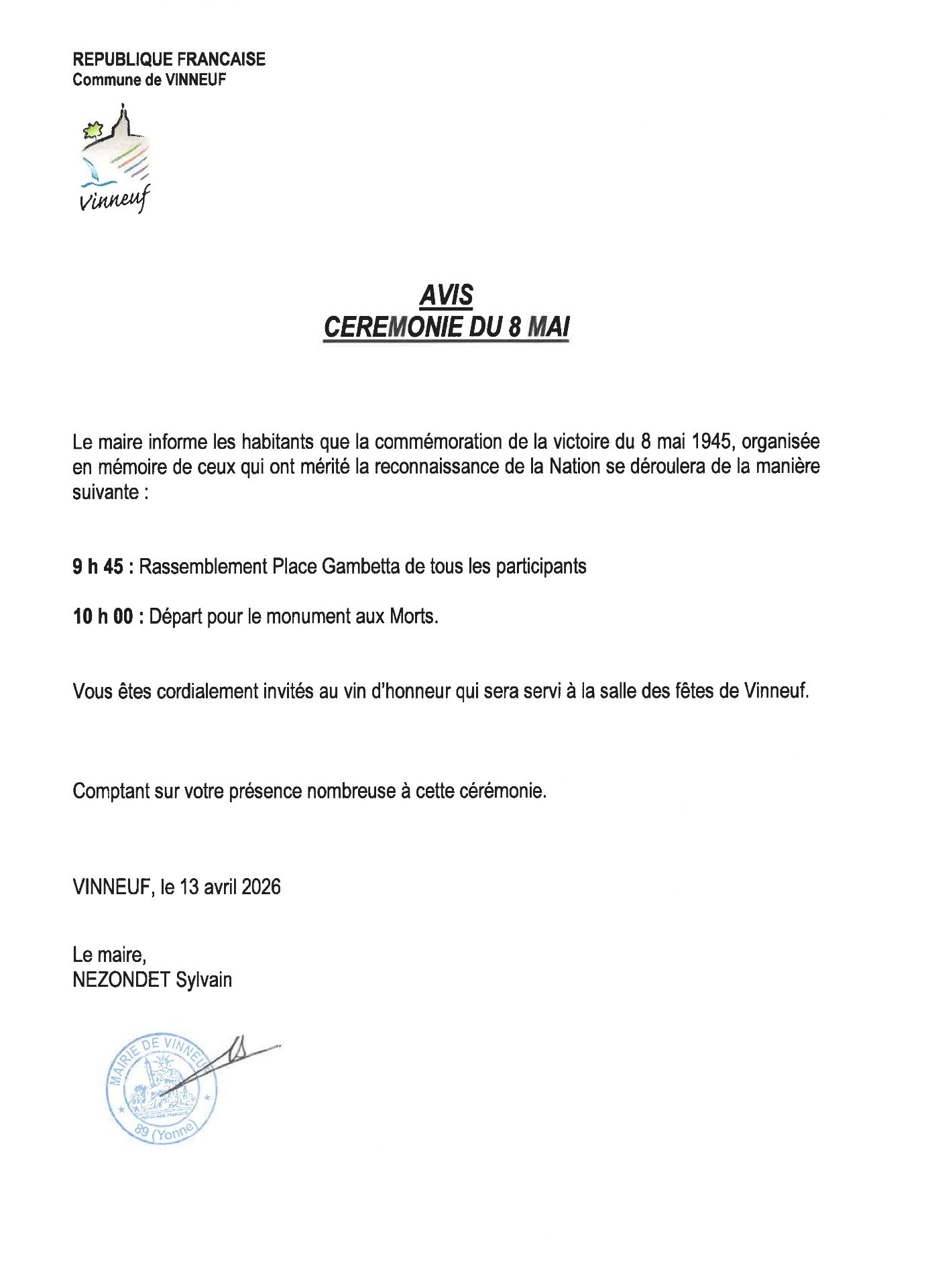 8 mai